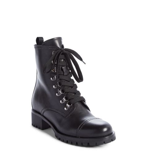 prada drawstring boots|prada combat boots women's.